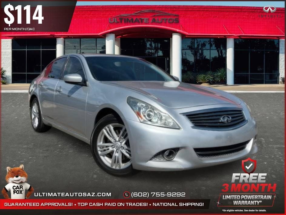Used 2011 INFINITI G37 x Sedan w/ Premium Pkg AWD/4WD image 1