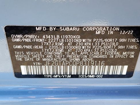 Certified 2023 Subaru Crosstrek 2.0i Premium image 36
