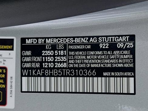 New 2026 Mercedes-Benz C 43 AMG 4MATIC Sedan image 31