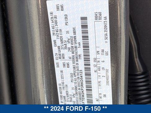 Certified 2024 Ford F150 STX w/ STX Black Appearance Package RWD image 25