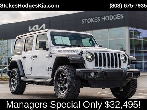 Used 2022 Jeep Wrangler Unlimited Rubicon 4xe AWD/4WD image 1