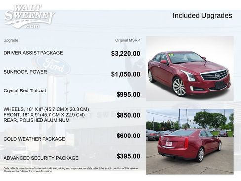 Used 2013 Cadillac ATS Premium w/ Driver Assist Package RWD image 11