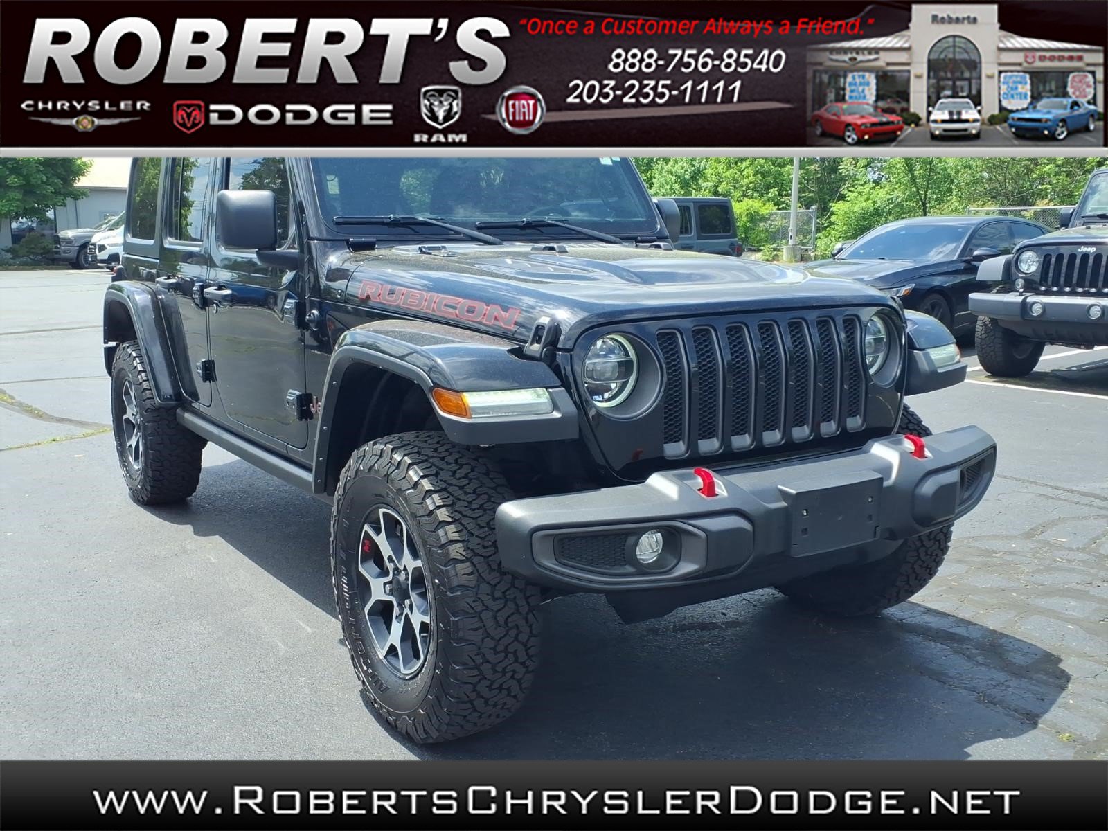 Certified 2022 Jeep Wrangler Unlimited Rubicon w/ LED Lighting Group AWD/4WD image 1