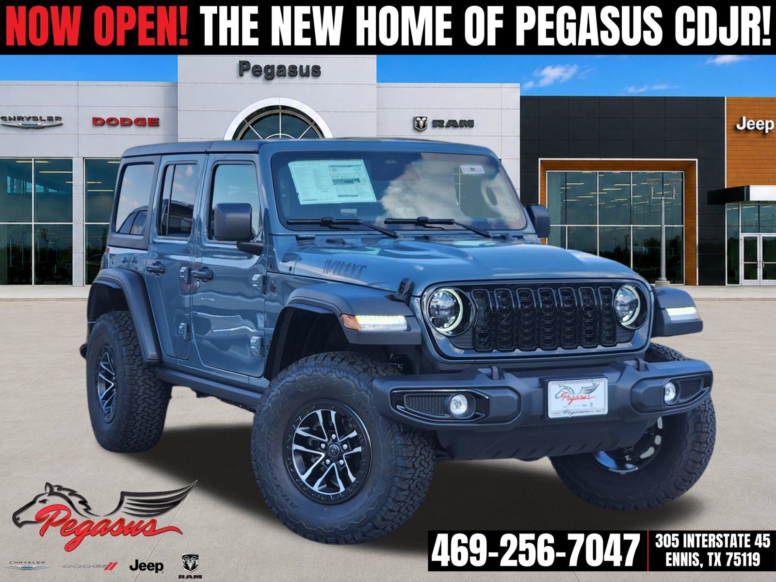 New 2026 Jeep Wrangler Unlimited Sport AWD/4WD 360° Tour