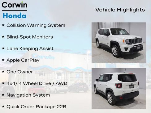Used 2023 Jeep Renegade Latitude AWD/4WD image 11