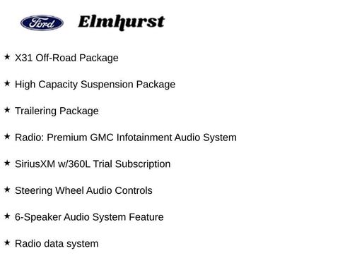 Used 2025 GMC Sierra 1500 Elevation w/ X31 Off-Road Package image 10