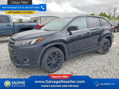 Used 2019 Toyota Highlander SE AWD/4WD image 1