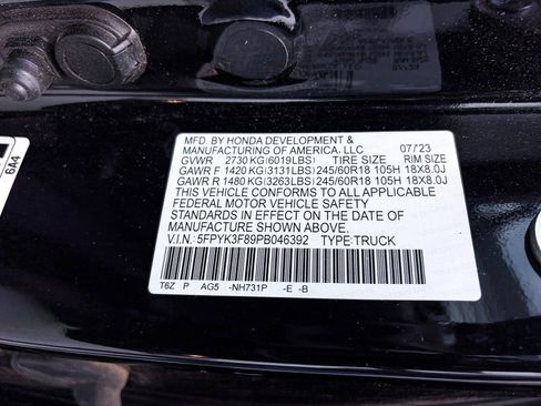 Used 2023 Honda Ridgeline Black Edition image 54