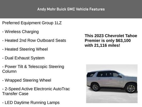 Used 2023 Chevrolet Tahoe Premier w/ Advanced Technology Package AWD/4WD image 16