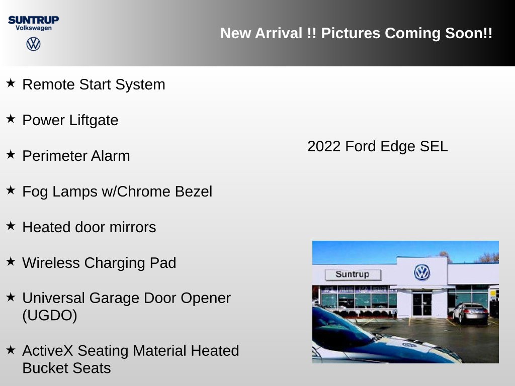 Used 2022 Ford Edge SEL w/ Convenience Package AWD/4WD image 4