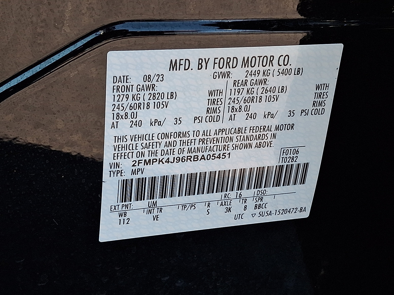 Certified 2024 Ford Edge SEL w/ Convenience Package AWD/4WD image 26