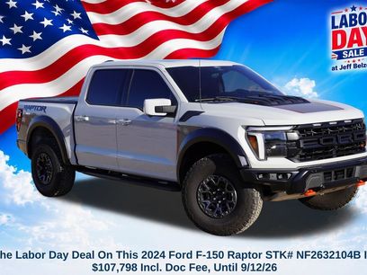 Certified 2024 Ford F150 Raptor w/ Equipment Group 803A Raptor R