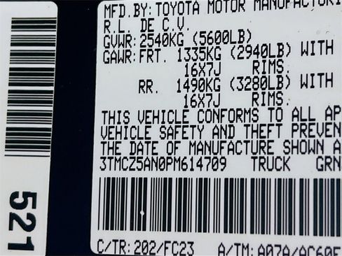 Certified 2023 Toyota Tacoma SR5 image 29