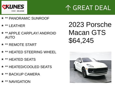 Used 2023 Porsche Macan GTS AWD/4WD image 2