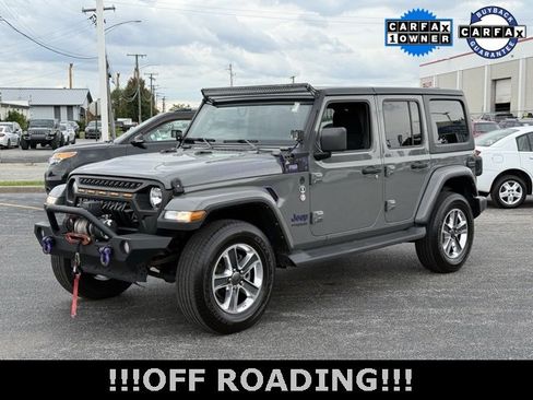 Used 2021 Jeep Wrangler Unlimited Sahara w/ Uconnect 4C Nav & Sound Group image 4