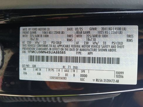 Used 2025 Ford Escape ST-Line AWD/4WD image 38