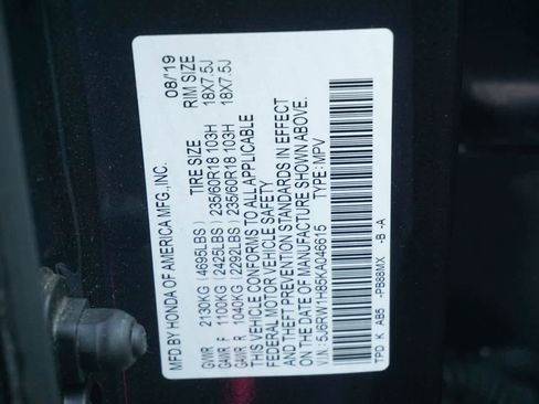 Used 2019 Honda CR-V EX-L image 30