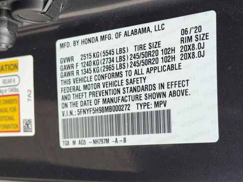 Used 2021 Honda Pilot Touring image 48