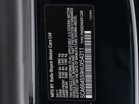 Certified 2017 Rolls-Royce Ghost image 50