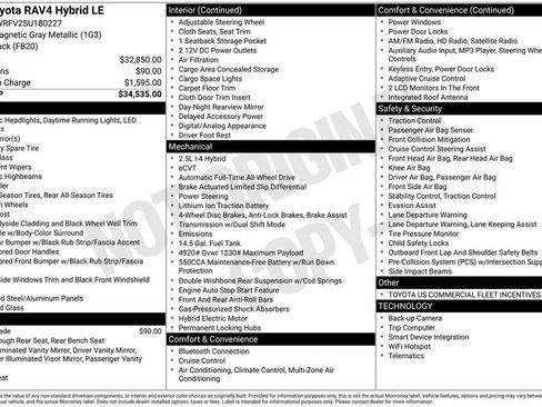 Certified 2025 Toyota RAV4 LE image 59