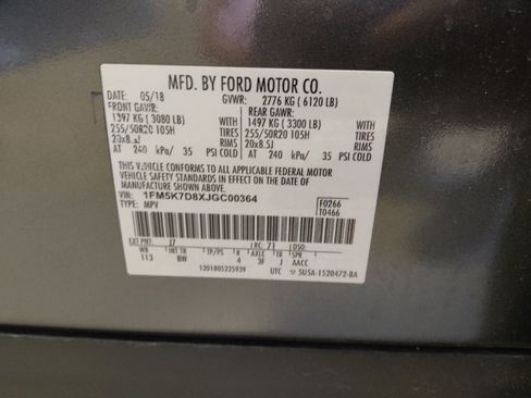 Used 2018 Ford Explorer XLT w/ Equipment Group 202A FWD image 33