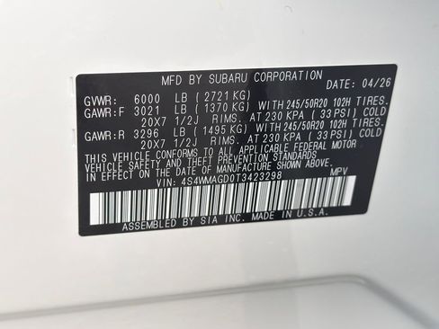 New 2026 Subaru Ascent Limited image 30