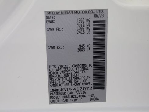 Used 2023 Nissan Altima 2.5 SV FWD image 28