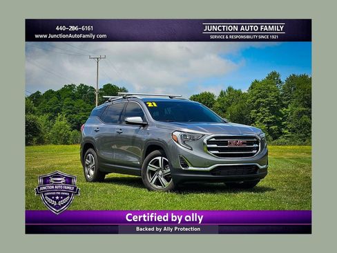 Used 2021 GMC Terrain SLT w/ Infotainment Package II AWD/4WD image 1