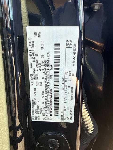 Used 2021 Ford F150 XLT w/ Equipment Group 302A High AWD/4WD image 8