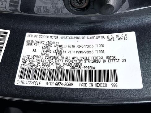 Used 2023 Toyota Tacoma SR5 AWD/4WD image 63