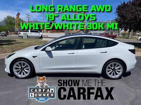 Used 2022 Tesla Model 3 Long Range AWD/4WD image 1