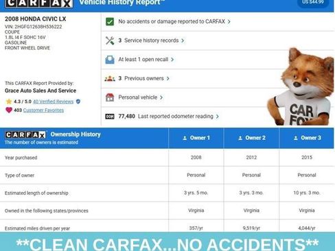 Used 2008 Honda Civic LX image 4