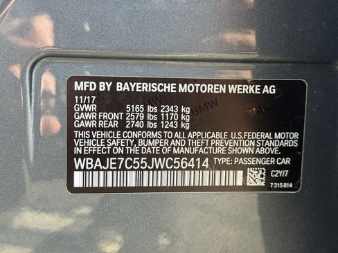 Used 2018 BMW 540i xDrive image 27