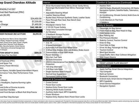 Used 2020 Jeep Grand Cherokee Altitude image 33