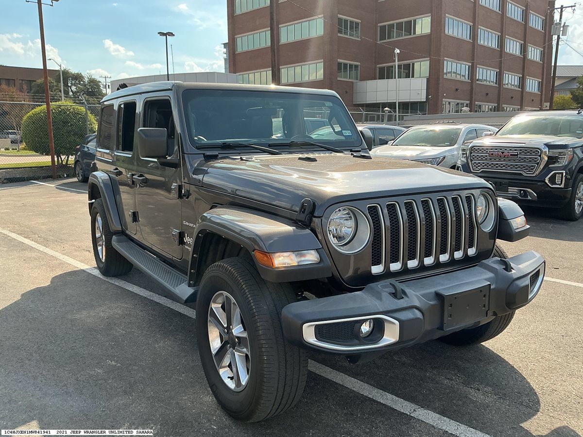 Used 2021 Jeep Wrangler Unlimited Sahara w/ Safety Group AWD/4WD image 4