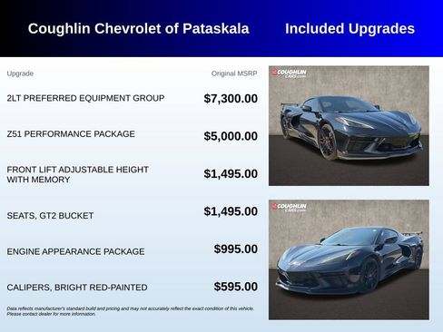 Used 2020 Chevrolet Corvette Stingray Preferred Cpe w/ 2LT Preferred Equipment Group RWD image 3