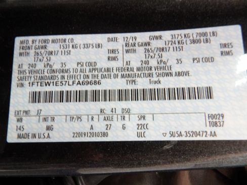 Used 2020 Ford F150 XLT AWD/4WD image 57