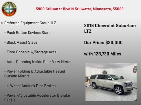 Used 2016 Chevrolet Suburban LTZ AWD/4WD image 10