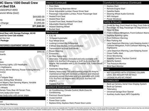 Used 2023 GMC Sierra 1500 Denali image 3