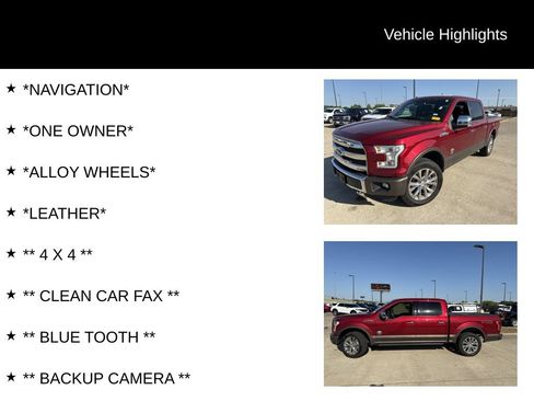 Used 2016 Ford F150 King Ranch w/ Equipment Group 601A Luxury AWD/4WD image 4