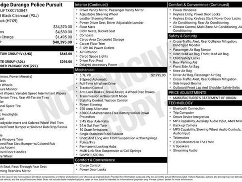 Used 2019 Dodge Durango AWD w/ Trailer Tow Group IV image 2