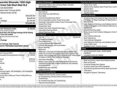 Certified 2025 Chevrolet Silverado 1500 High Country w/ Technology Package AWD/4WD image 35