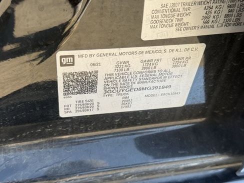 Used 2021 Chevrolet Silverado 1500 LTZ AWD/4WD image 36