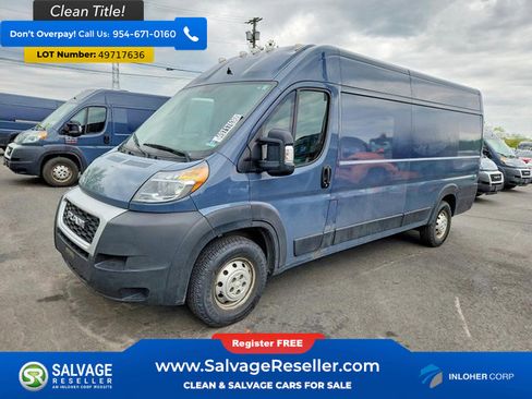 Used 2020 RAM ProMaster 3500 FWD image 1