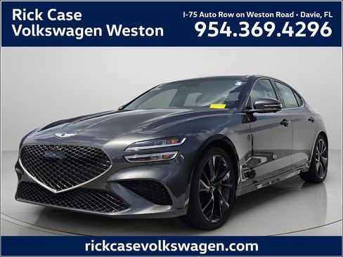 Used 2023 Genesis G70 3.3T w/ Sport Prestige Package RWD image 1