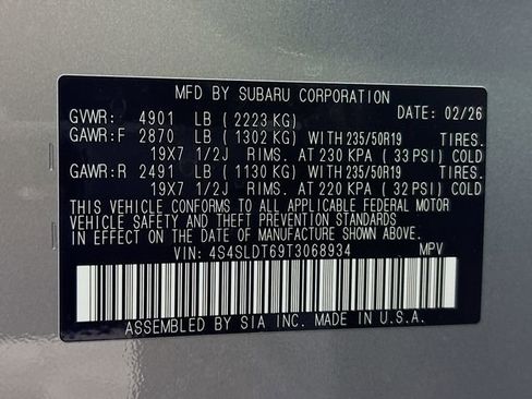 New 2026 Subaru Forester Touring image 33