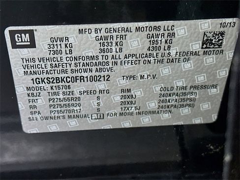 Used 2015 GMC Yukon SLT w/ HD Trailering Package image 18