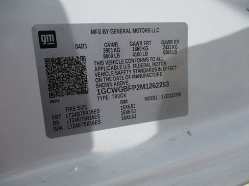 Used 2021 Chevrolet Express 2500 Extended w/ Driver Convenience Package RWD image 12