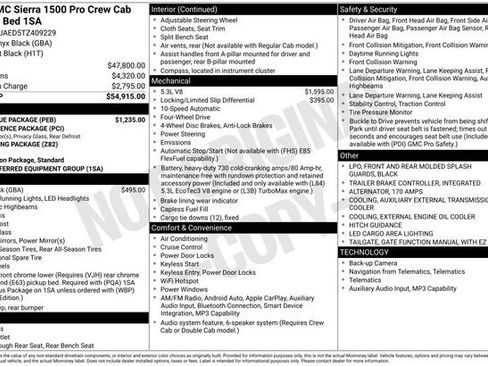 New 2026 GMC Sierra 1500 Pro w/ Pro Value Package AWD/4WD image 23