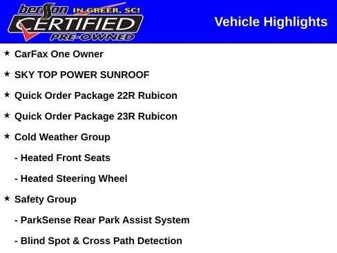 Certified 2023 Jeep Wrangler Unlimited Rubicon w/ Safety Group AWD/4WD image 2